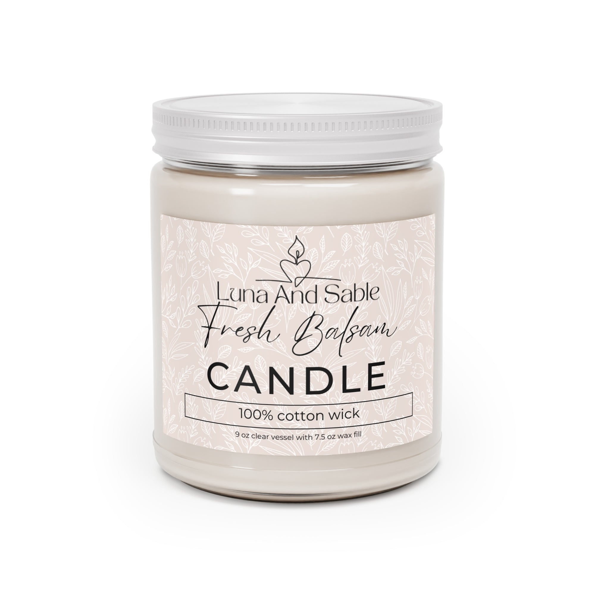Fresh Balsam Scented Aromatherapy Candle