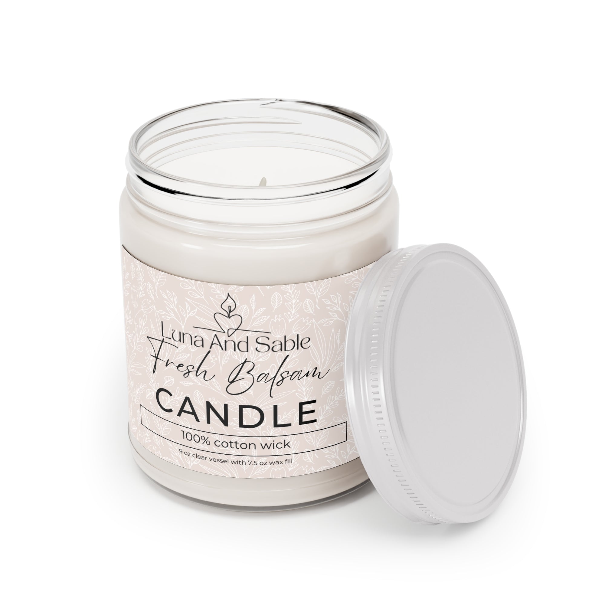 Fresh Balsam Scented Aromatherapy Candle