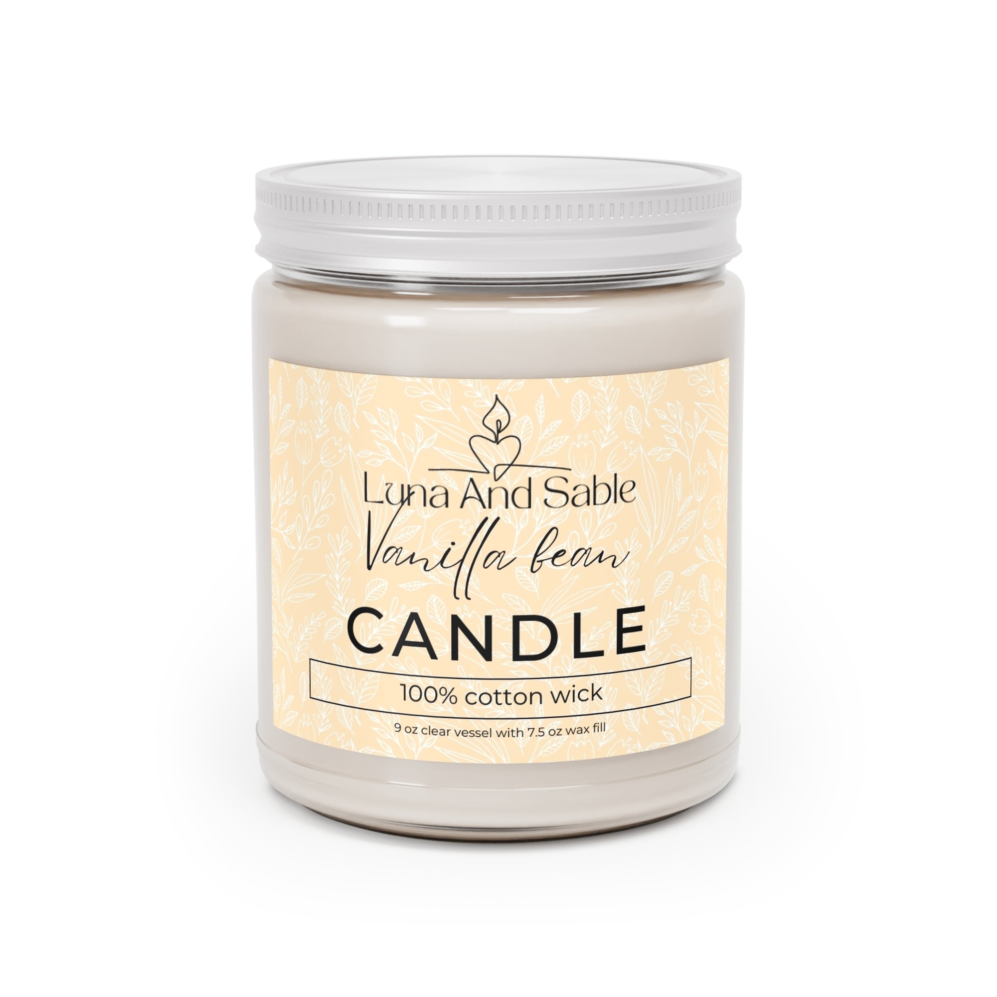 Vanilla Bean Scented Candle