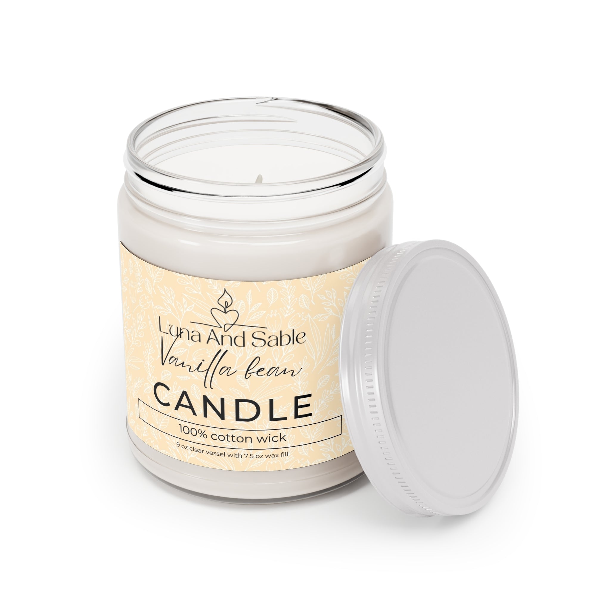 Vanilla Bean Scented Candle