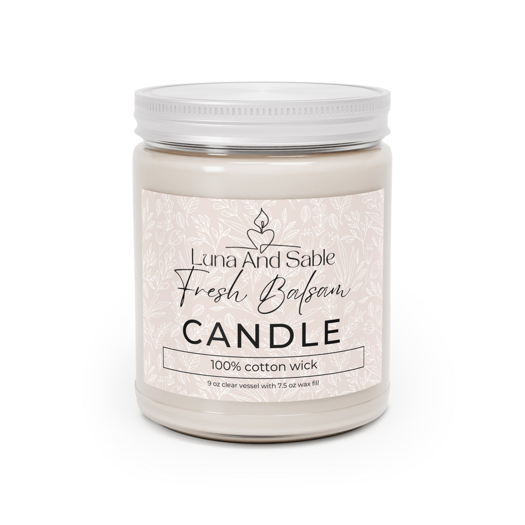 Fresh Balsam Scented Aromatherapy Candle