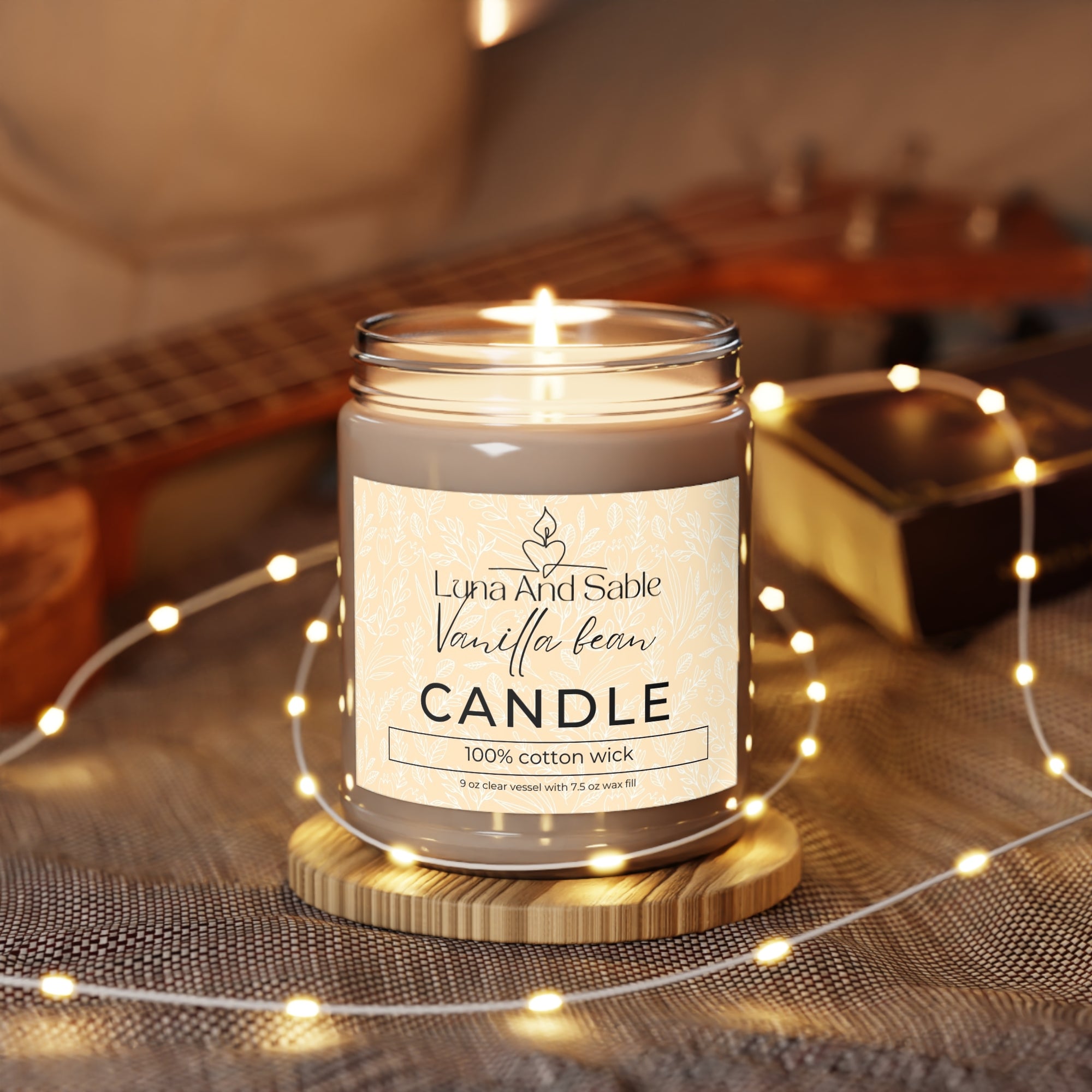 Vanilla Bean Scented Candle