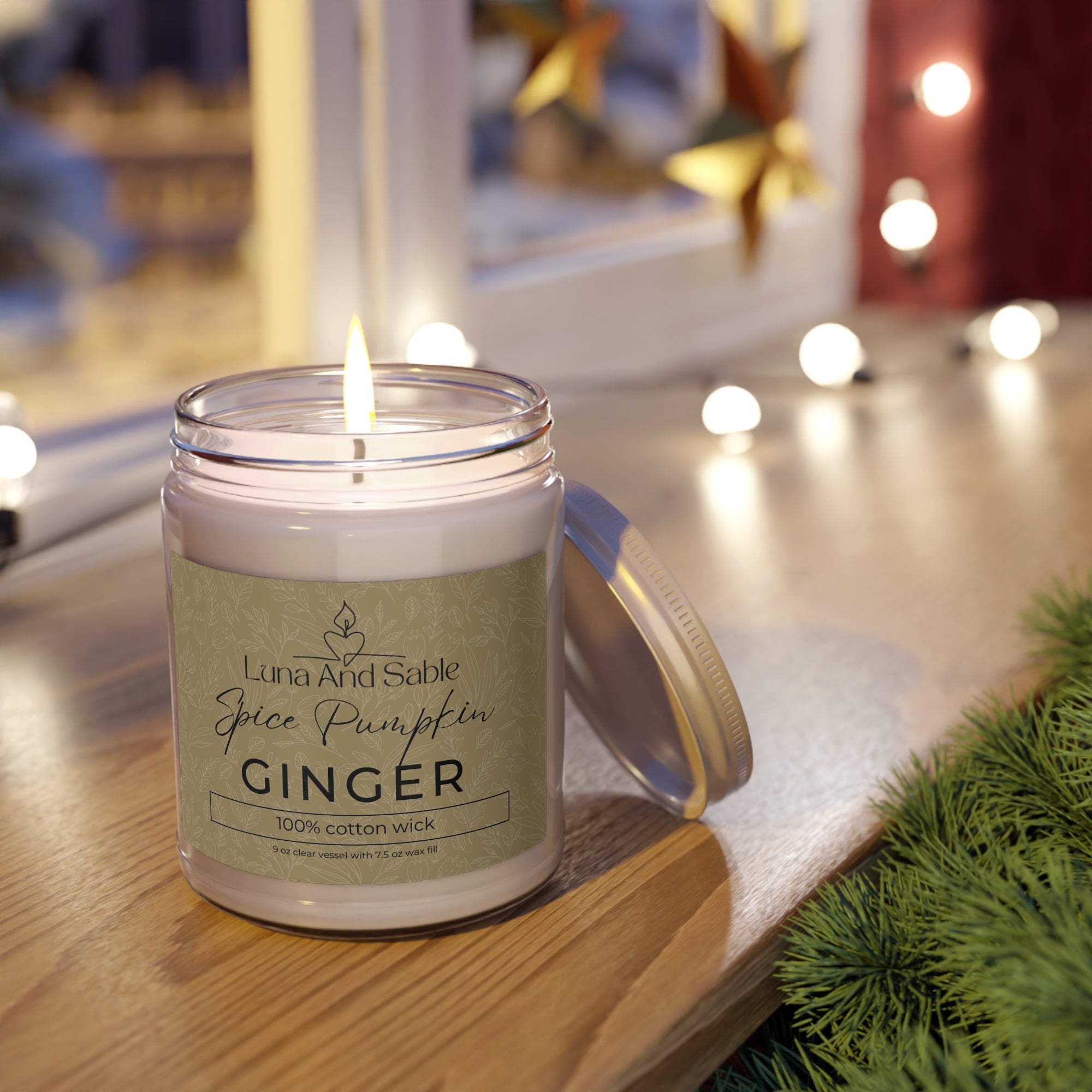 Spiced Pumpkin Ginger Scented Candle