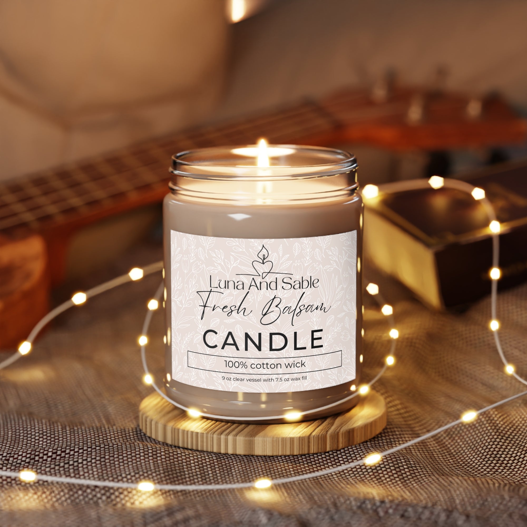 Fresh Balsam Scented Aromatherapy Candle